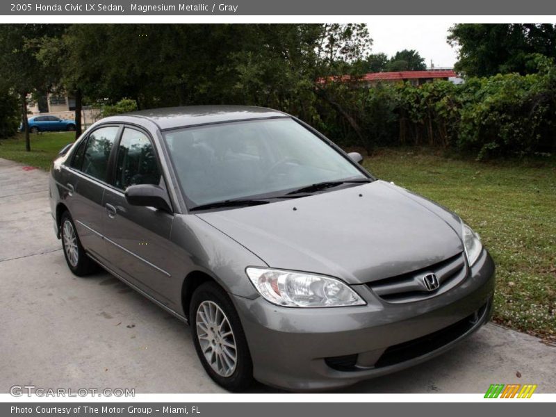 Magnesium Metallic / Gray 2005 Honda Civic LX Sedan