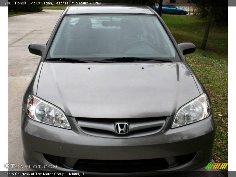 Magnesium Metallic / Gray 2005 Honda Civic LX Sedan