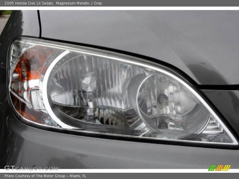 Magnesium Metallic / Gray 2005 Honda Civic LX Sedan
