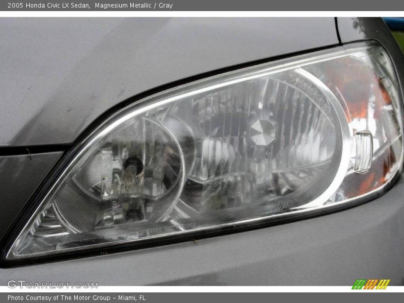 Magnesium Metallic / Gray 2005 Honda Civic LX Sedan