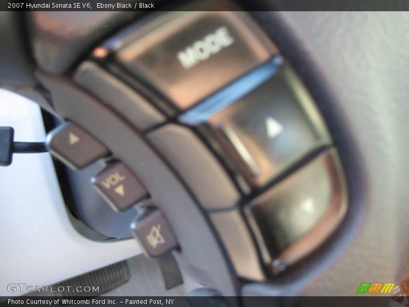 Ebony Black / Black 2007 Hyundai Sonata SE V6