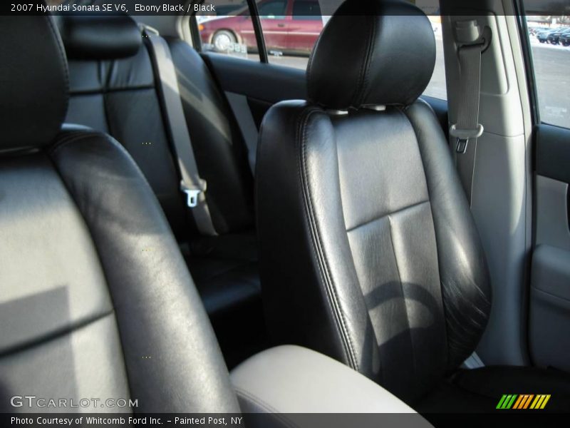 Ebony Black / Black 2007 Hyundai Sonata SE V6