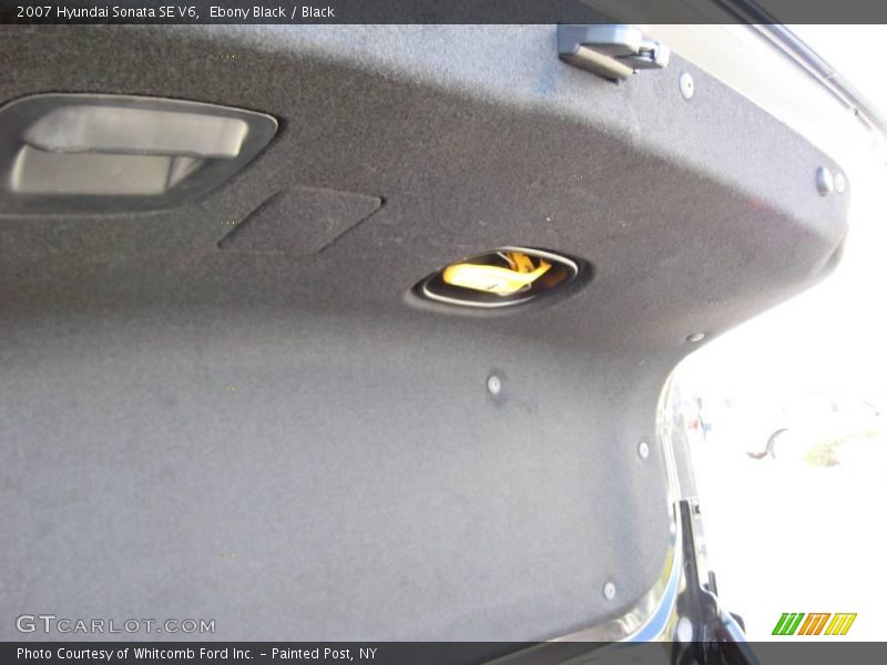 Ebony Black / Black 2007 Hyundai Sonata SE V6