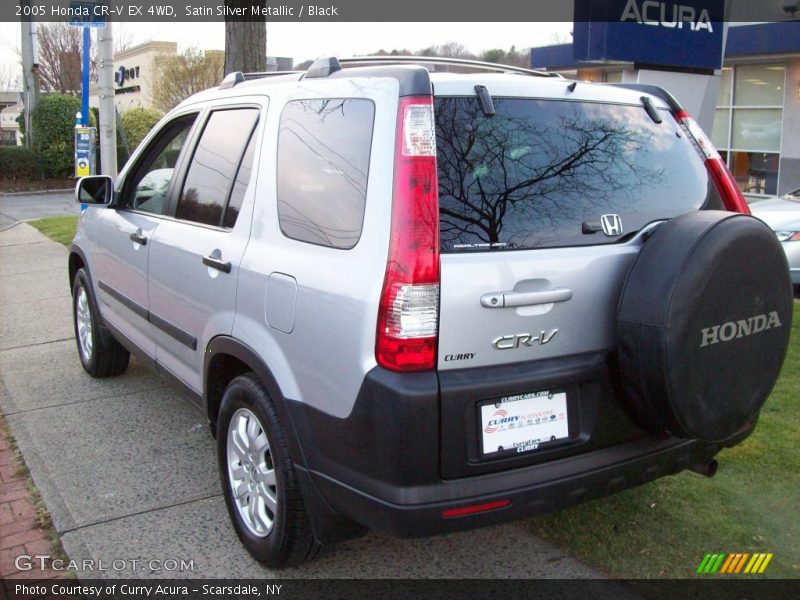 Satin Silver Metallic / Black 2005 Honda CR-V EX 4WD