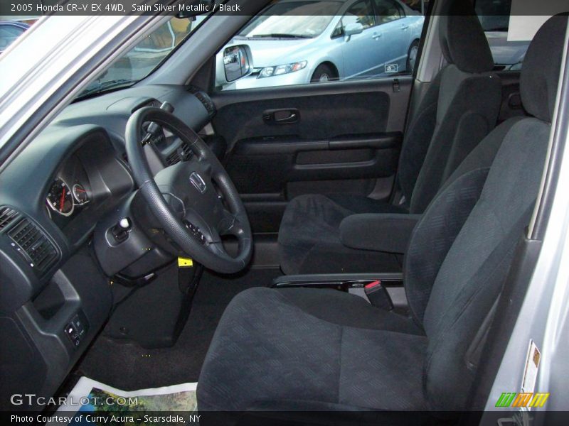 Satin Silver Metallic / Black 2005 Honda CR-V EX 4WD