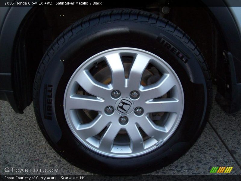 Satin Silver Metallic / Black 2005 Honda CR-V EX 4WD