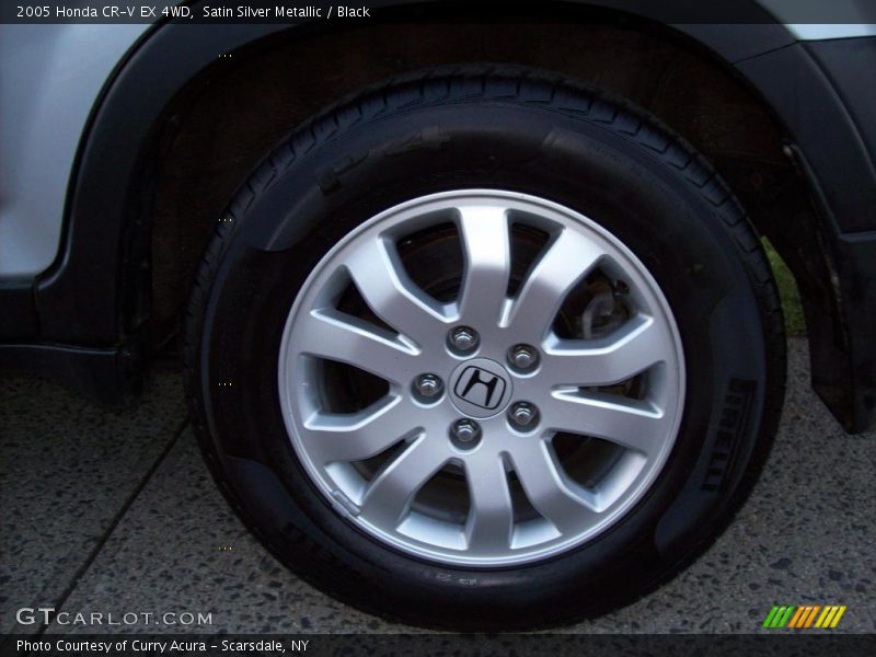 Satin Silver Metallic / Black 2005 Honda CR-V EX 4WD