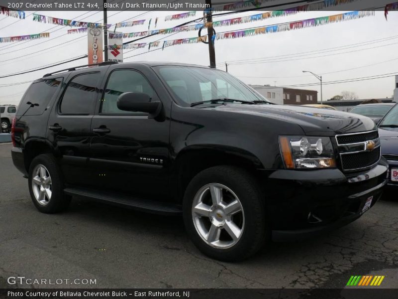 Black / Dark Titanium/Light Titanium 2007 Chevrolet Tahoe LTZ 4x4