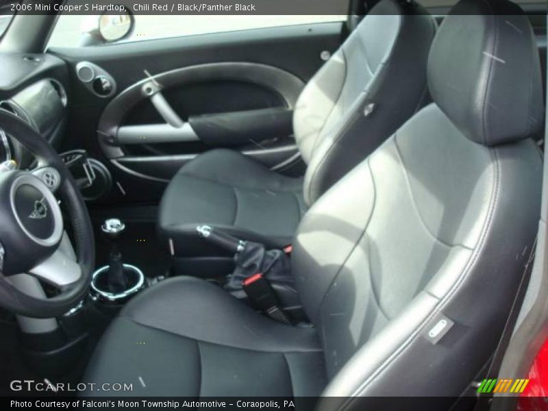 Chili Red / Black/Panther Black 2006 Mini Cooper S Hardtop