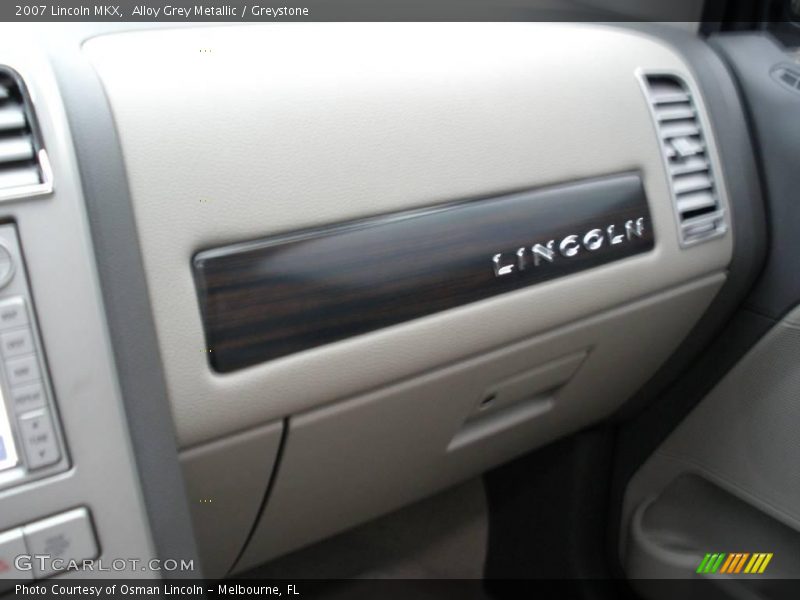 Alloy Grey Metallic / Greystone 2007 Lincoln MKX