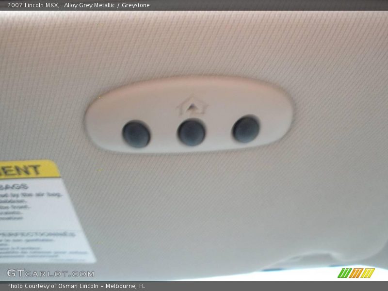 Alloy Grey Metallic / Greystone 2007 Lincoln MKX