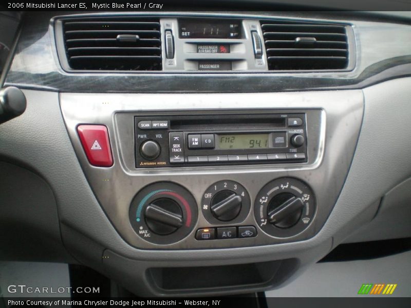 Mystic Blue Pearl / Gray 2006 Mitsubishi Lancer ES
