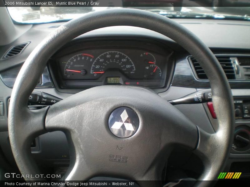 Mystic Blue Pearl / Gray 2006 Mitsubishi Lancer ES