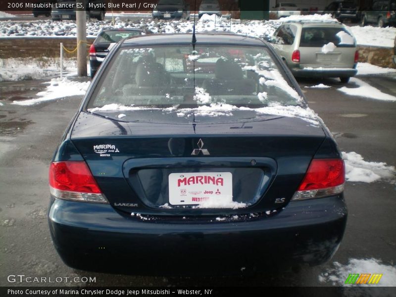 Mystic Blue Pearl / Gray 2006 Mitsubishi Lancer ES