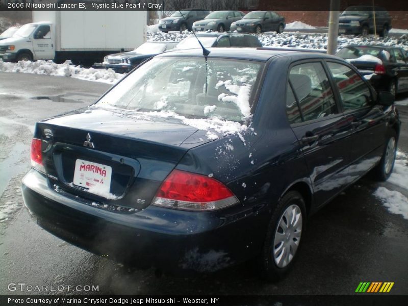 Mystic Blue Pearl / Gray 2006 Mitsubishi Lancer ES