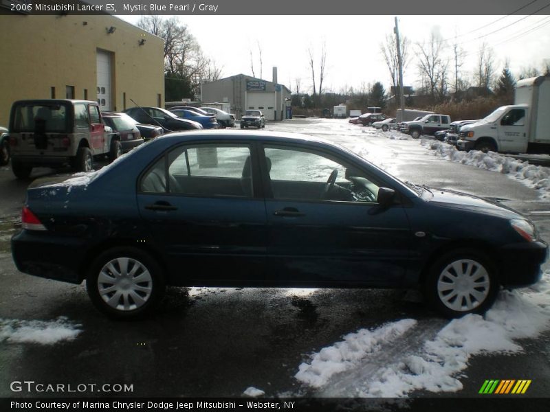 Mystic Blue Pearl / Gray 2006 Mitsubishi Lancer ES
