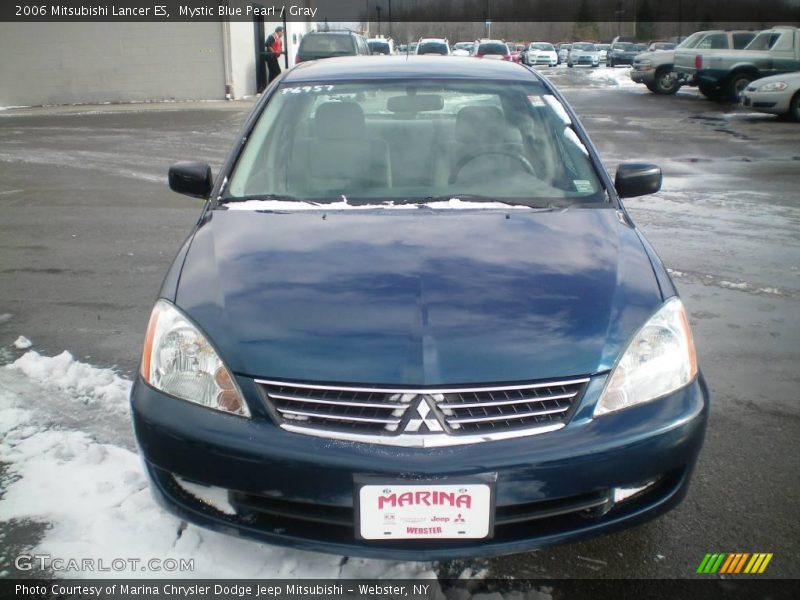 Mystic Blue Pearl / Gray 2006 Mitsubishi Lancer ES