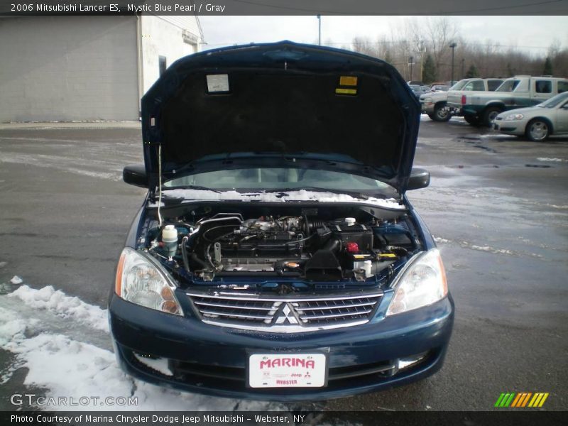 Mystic Blue Pearl / Gray 2006 Mitsubishi Lancer ES