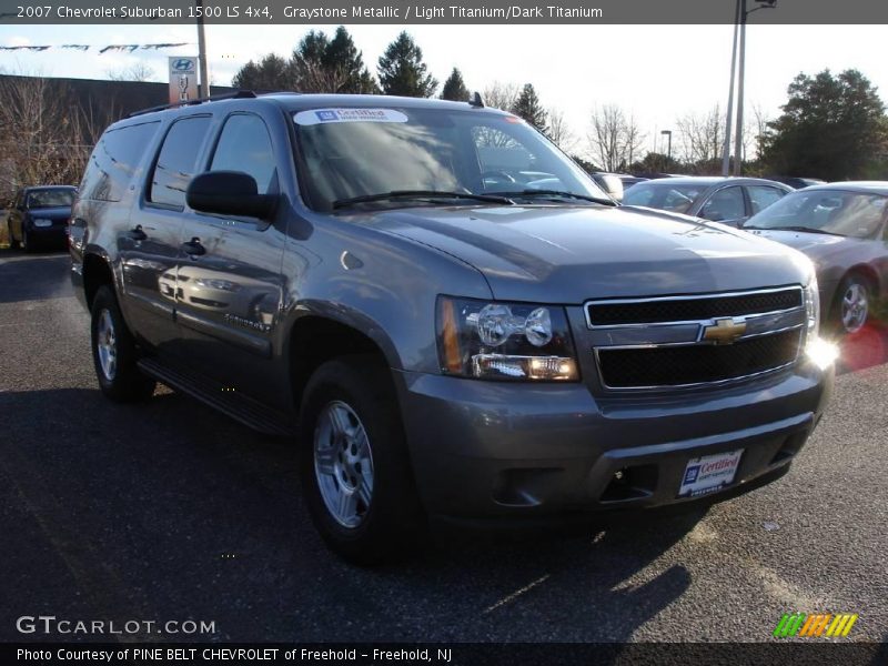 Graystone Metallic / Light Titanium/Dark Titanium 2007 Chevrolet Suburban 1500 LS 4x4