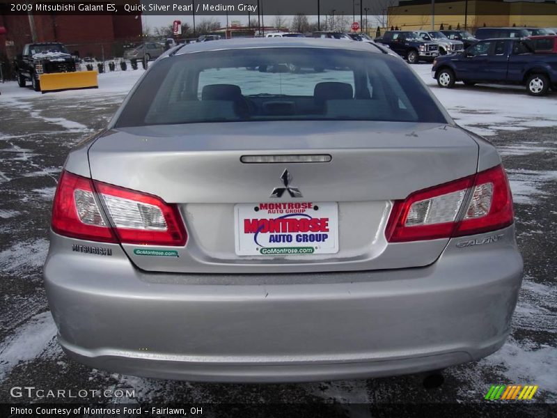 Quick Silver Pearl / Medium Gray 2009 Mitsubishi Galant ES