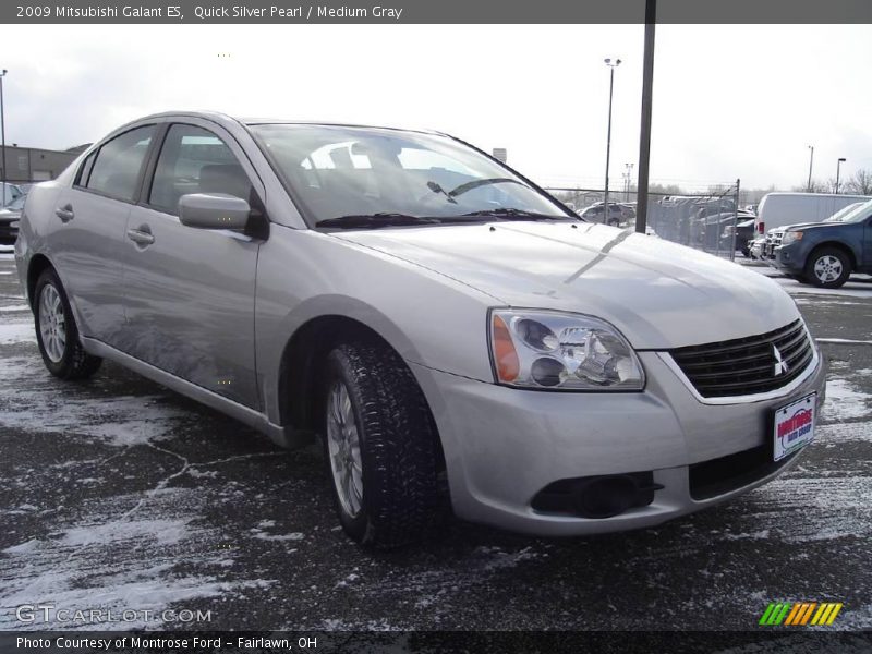 Quick Silver Pearl / Medium Gray 2009 Mitsubishi Galant ES
