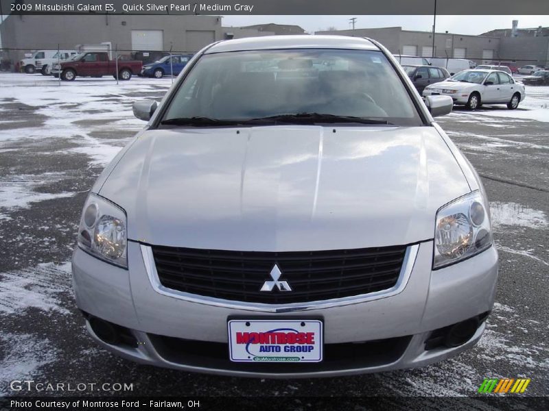 Quick Silver Pearl / Medium Gray 2009 Mitsubishi Galant ES