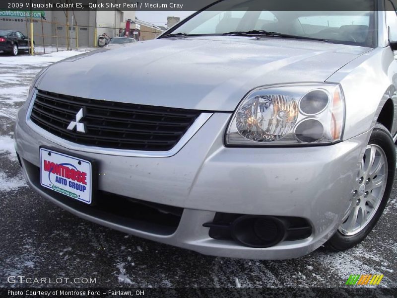 Quick Silver Pearl / Medium Gray 2009 Mitsubishi Galant ES
