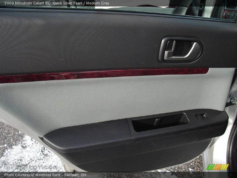 Quick Silver Pearl / Medium Gray 2009 Mitsubishi Galant ES