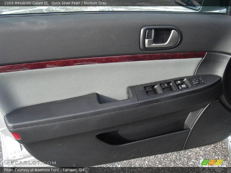Quick Silver Pearl / Medium Gray 2009 Mitsubishi Galant ES