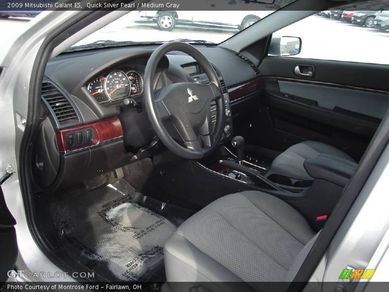 Quick Silver Pearl / Medium Gray 2009 Mitsubishi Galant ES