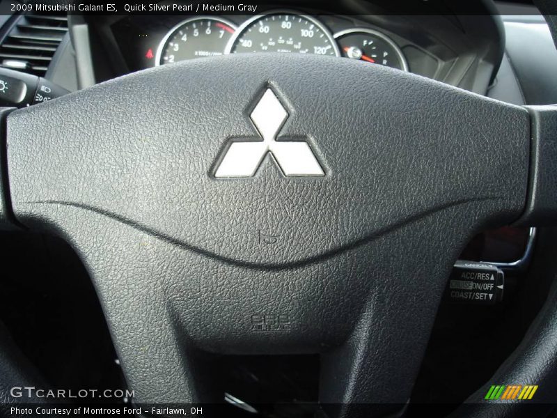Quick Silver Pearl / Medium Gray 2009 Mitsubishi Galant ES