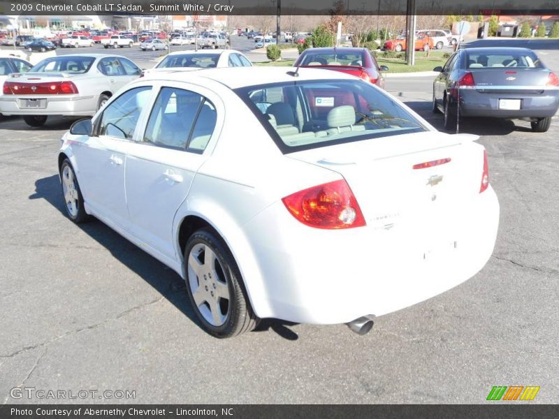 Summit White / Gray 2009 Chevrolet Cobalt LT Sedan
