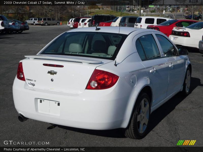 Summit White / Gray 2009 Chevrolet Cobalt LT Sedan