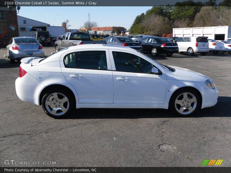 Summit White / Gray 2009 Chevrolet Cobalt LT Sedan