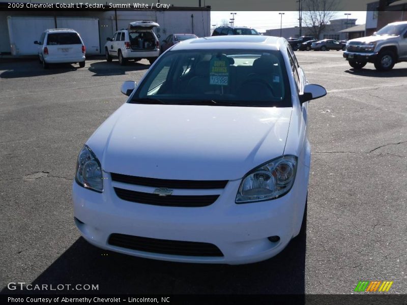 Summit White / Gray 2009 Chevrolet Cobalt LT Sedan