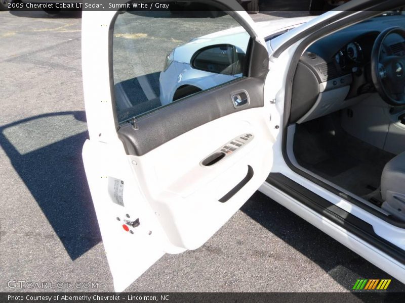 Summit White / Gray 2009 Chevrolet Cobalt LT Sedan