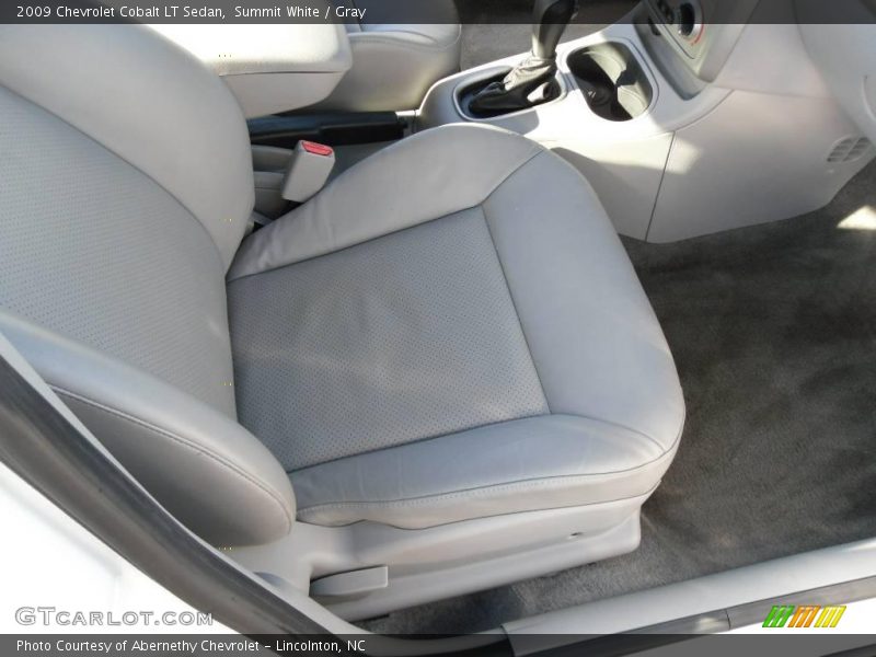Summit White / Gray 2009 Chevrolet Cobalt LT Sedan