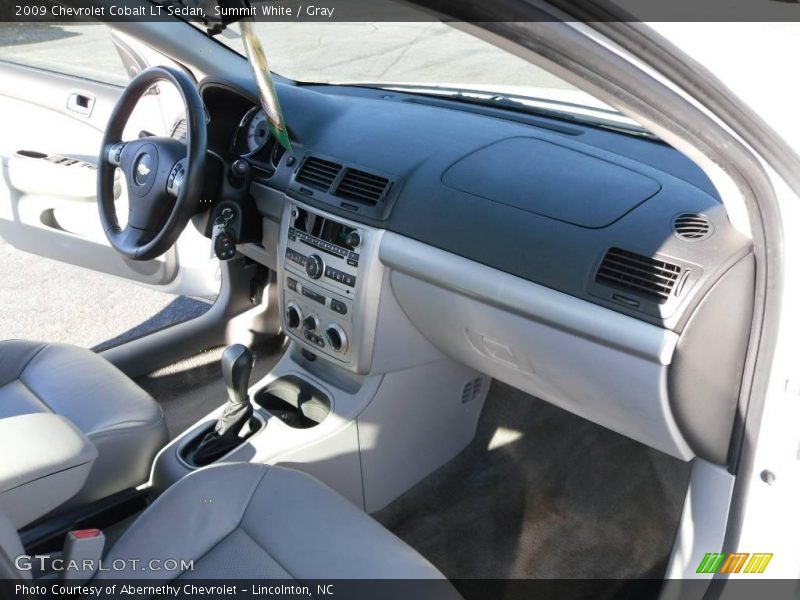 Summit White / Gray 2009 Chevrolet Cobalt LT Sedan