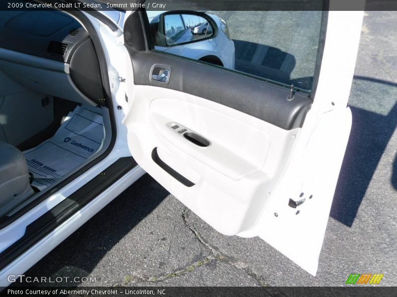 Summit White / Gray 2009 Chevrolet Cobalt LT Sedan