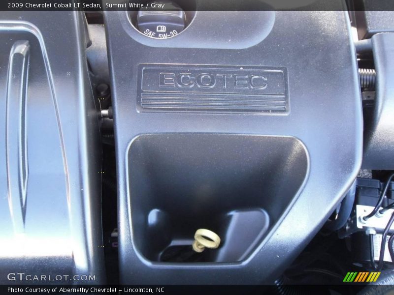 Summit White / Gray 2009 Chevrolet Cobalt LT Sedan