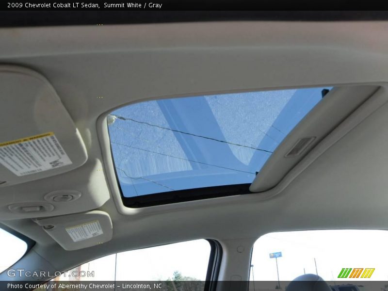 Summit White / Gray 2009 Chevrolet Cobalt LT Sedan