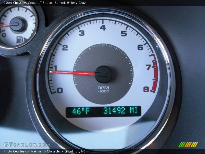 Summit White / Gray 2009 Chevrolet Cobalt LT Sedan