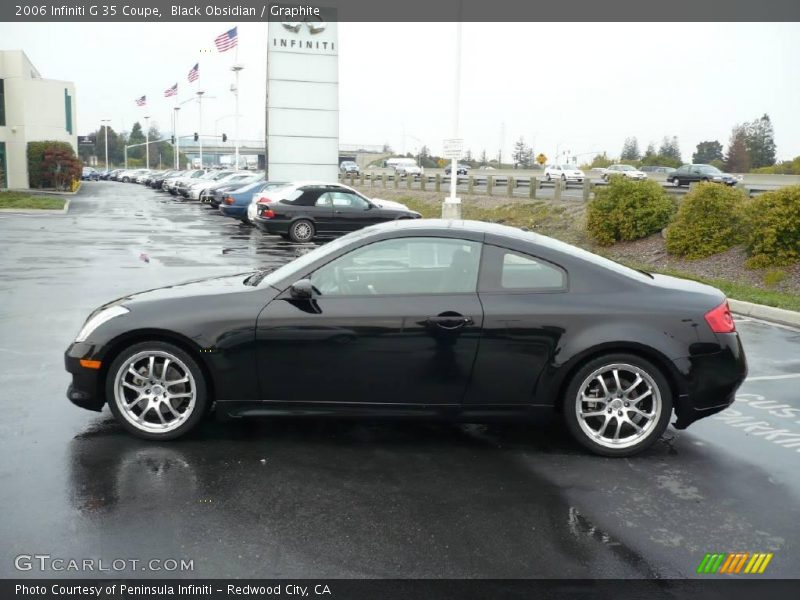 Black Obsidian / Graphite 2006 Infiniti G 35 Coupe