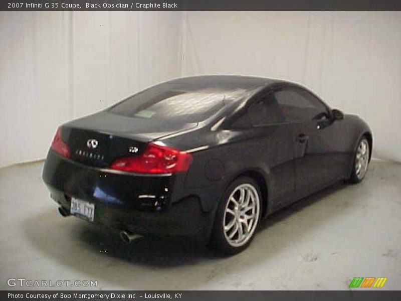 Black Obsidian / Graphite Black 2007 Infiniti G 35 Coupe