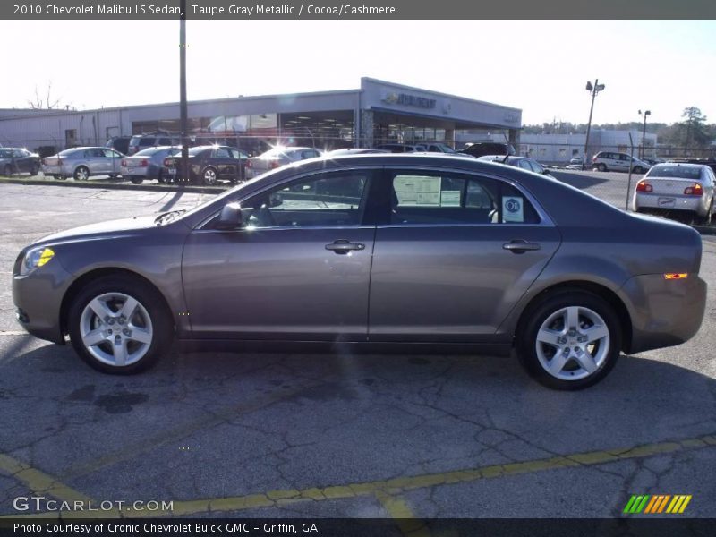 Taupe Gray Metallic / Cocoa/Cashmere 2010 Chevrolet Malibu LS Sedan