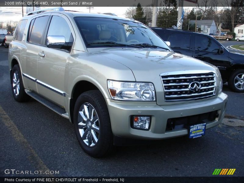 Serengeti Sand / Wheat 2008 Infiniti QX 56 4WD