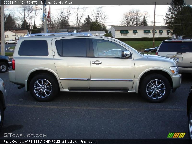 Serengeti Sand / Wheat 2008 Infiniti QX 56 4WD