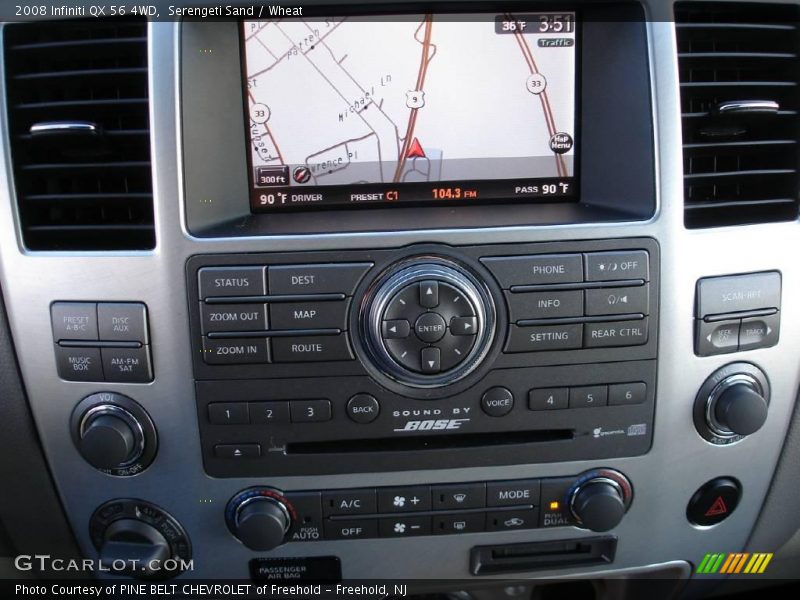 Serengeti Sand / Wheat 2008 Infiniti QX 56 4WD