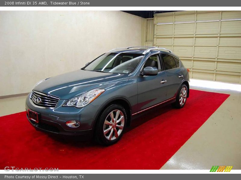 Tidewater Blue / Stone 2008 Infiniti EX 35 AWD