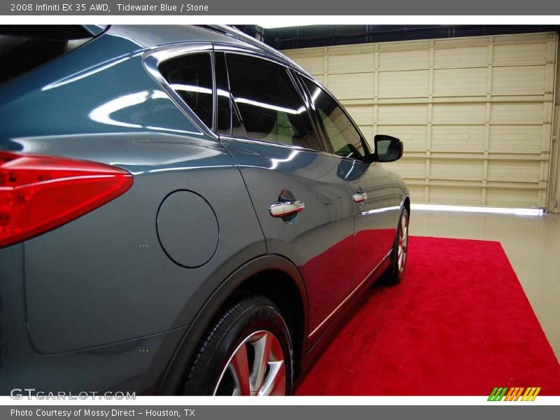 Tidewater Blue / Stone 2008 Infiniti EX 35 AWD